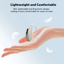 Load image into Gallery viewer, Soroya Revolutionary New OTC Bluetooth APP Rechargable Digital Open-Fit Hearing Aid Hi-quality Clear Sound Light and Comfortable to Wear for Deaf Elderly
