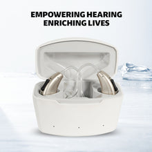 Load image into Gallery viewer, Soroya Revolutionary New OTC Bluetooth APP Rechargable Digital Open-Fit Hearing Aid Hi-quality Clear Sound Light and Comfortable to Wear for Deaf Elderly
