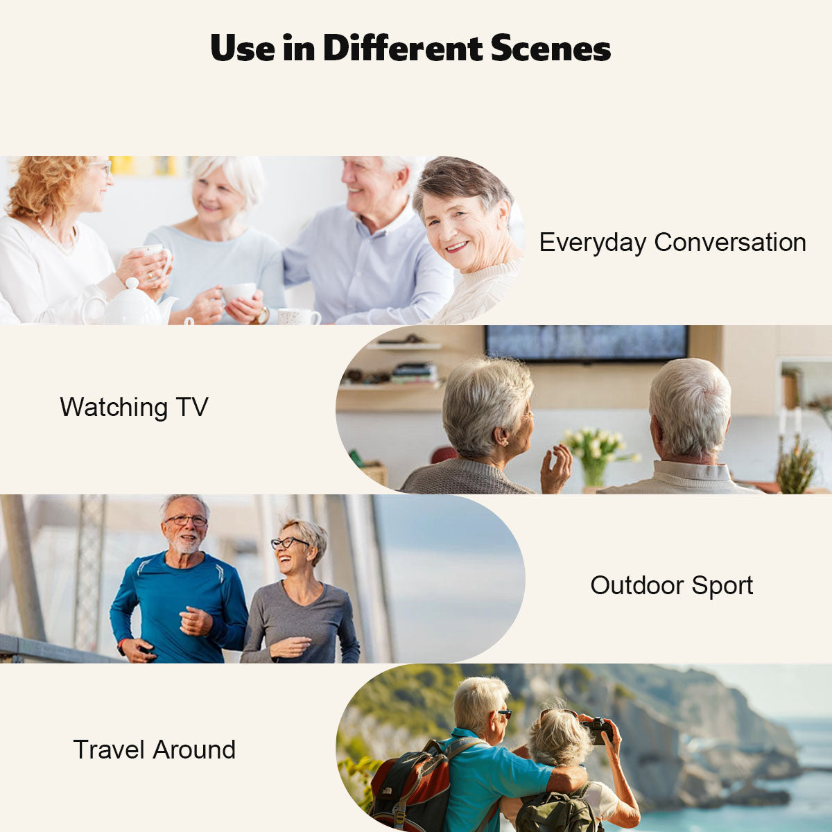 Soroya Revolutionary New OTC Bluetooth APP Rechargable Digital Open-Fit Hearing Aid Hi-quality Clear Sound Light and Comfortable to Wear for Deaf Elderly