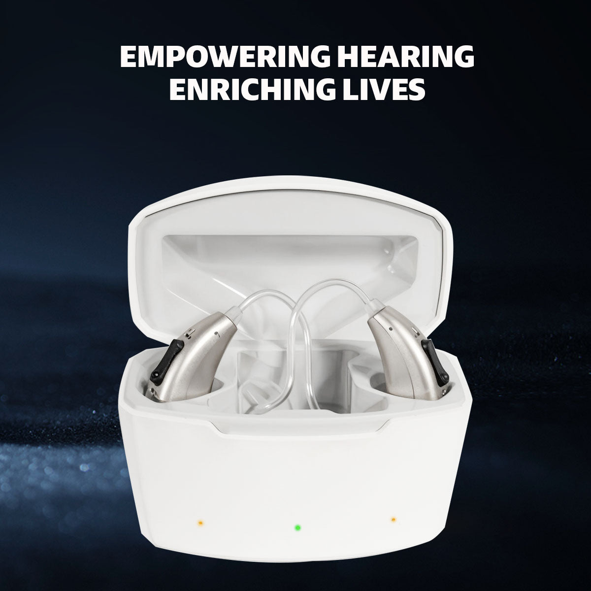 Soroya Revolutionary New OTC Bluetooth APP Rechargable Digital Open-Fit Hearing Aid Hi-quality Clear Sound Light and Comfortable to Wear for Deaf Elderly