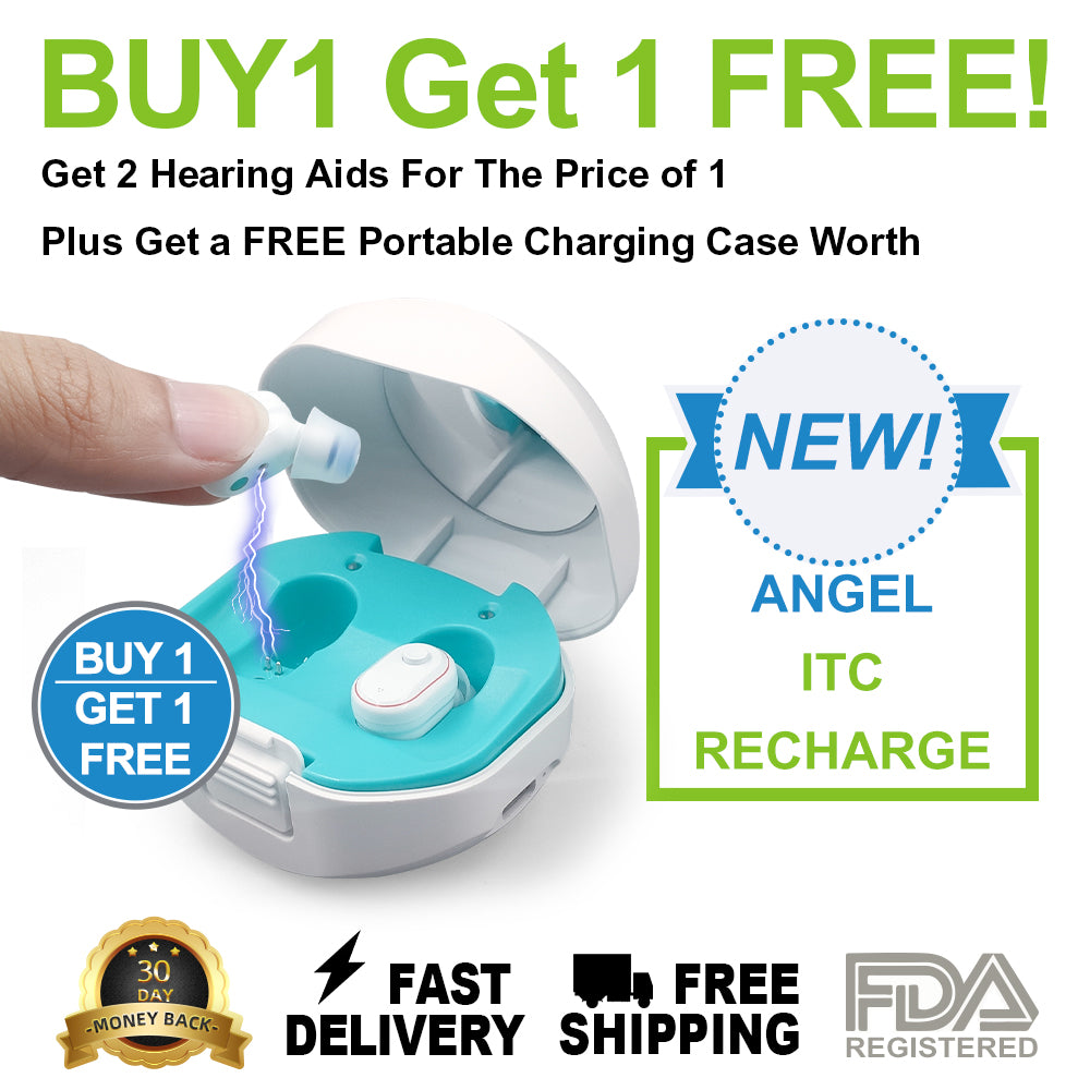 🔥 ON SALE: Buy 1 New Soroya Angel-CN430S Recharge Hearing Aid And Get The Second Ear FREE! Plus Get 1-Year FREE Protection Plan + 3-Year Battery FREE Protection Plan + FREE Shipping!