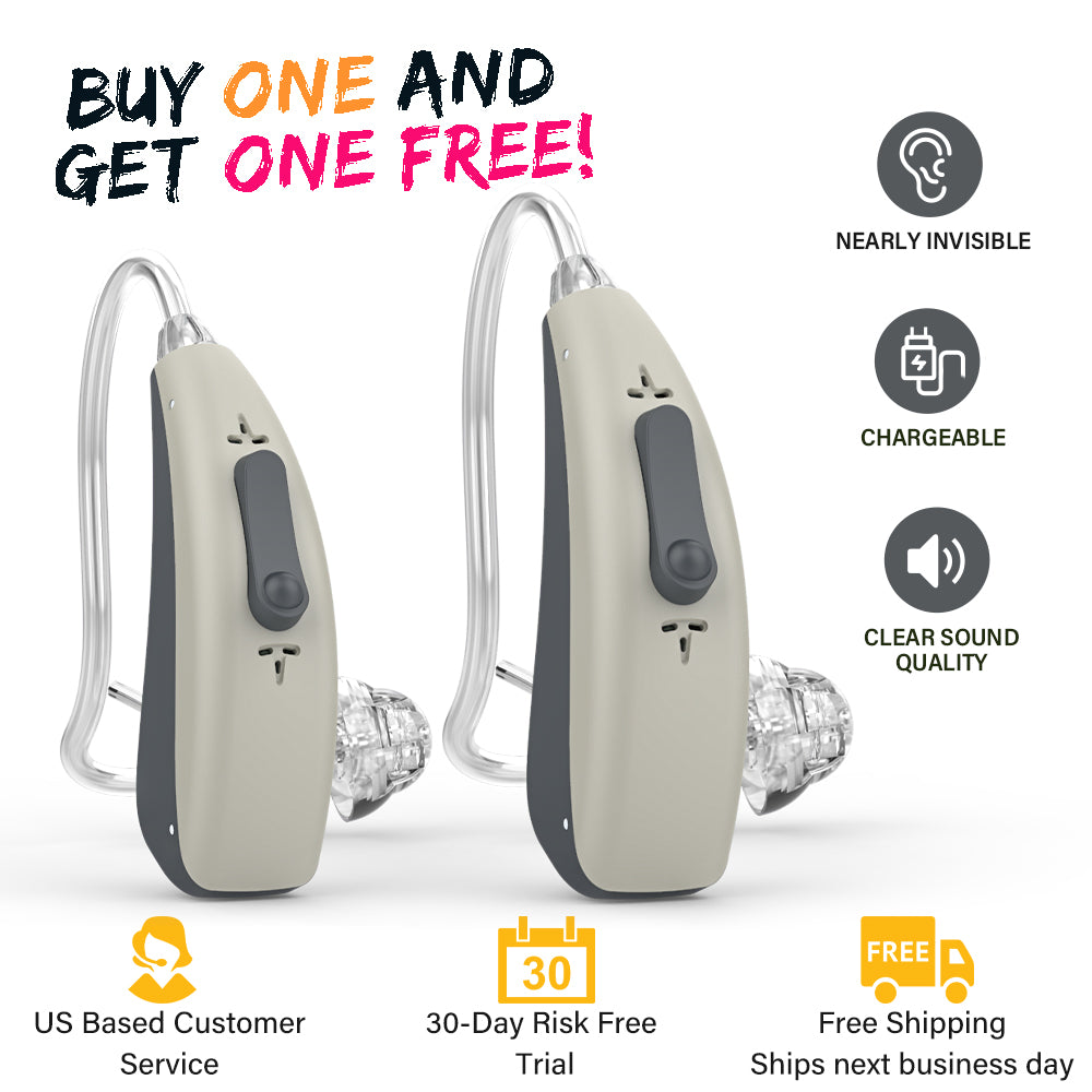 🔥 ON SALE: Buy 1 New SOROYA Dragon-CF430S Recharge Hearing Aid And Get The Second Ear FREE! Plus Get a FREE Portable Charging Case!